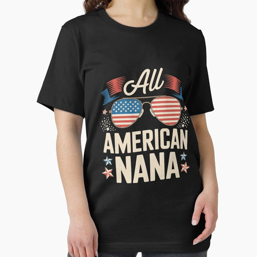 All American Nana 4th of July USA Family Matching Outfit by procionartss