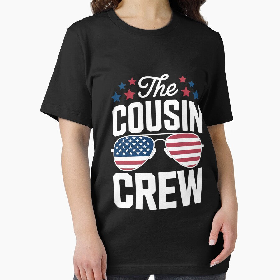 Cousin Crew 4th of July Patriotic American Family Matching by LegendsArt75
