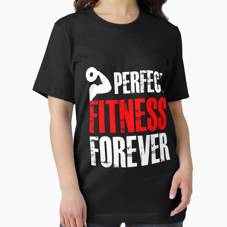 Perfect fitness forever - Funny fitness lover Gift by Teenation9 Unisex , , , Long Sleeve Tee