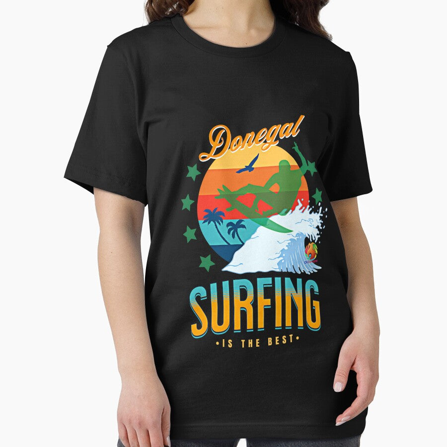 Donegal Surfing Is The Best by OliDesigns Unisex , , , Long Sleeve Tee
