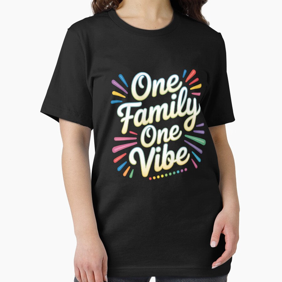 One Family One Vibe Matching Typography by Haji  Kamora