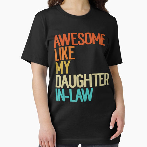 Awesome Like My Daughter In Law Funny Family Humor Retro by PatternFariss