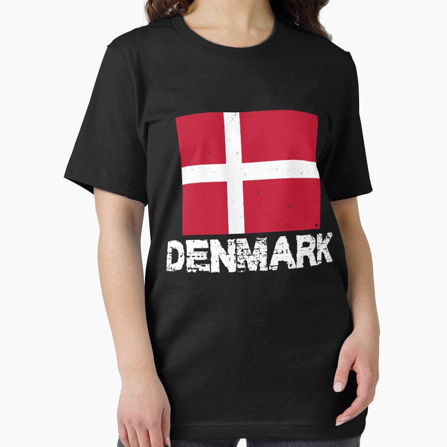 Denmark National Pride Danish Flag Design by AllStarMerch