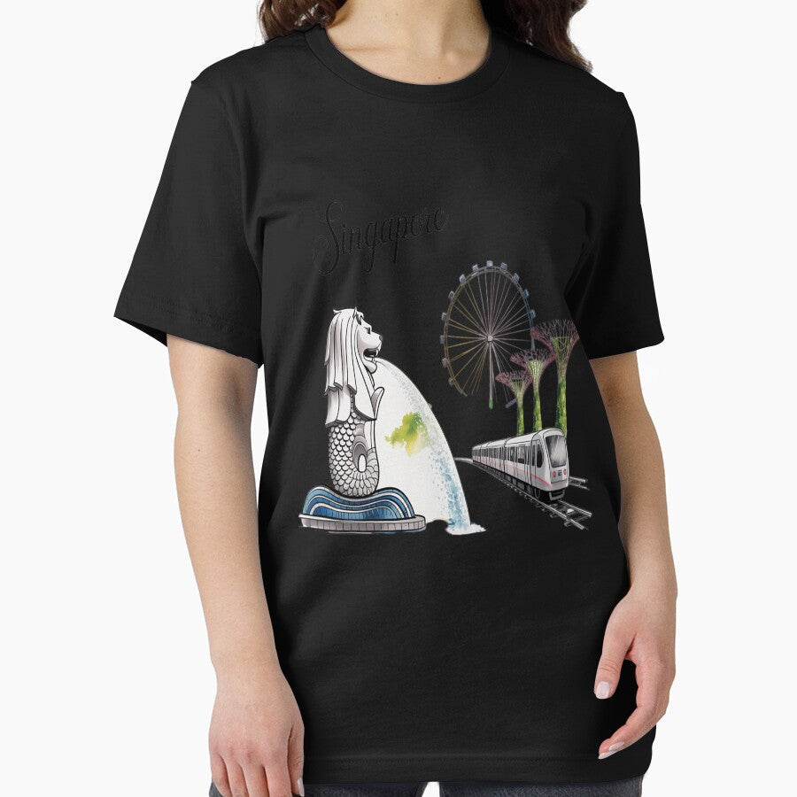 Singapore Classic Everyday Travel by Tatianamiobi Unisex , , , Long Sleeve Tee