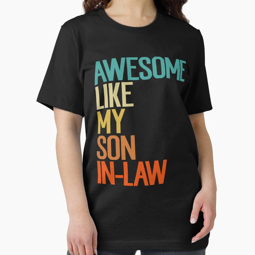 Awesome Like My Son In Law Funny Family Humor Retro by PatternFariss