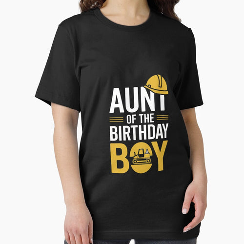 Aunt of the birthday boy matching family construction party by AquaKiev