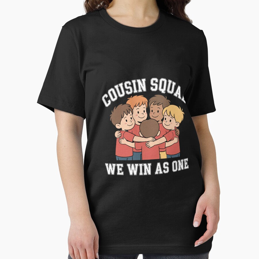 Cousin Crew We Win As One Team Graphic Red Black White by KingsLife1994