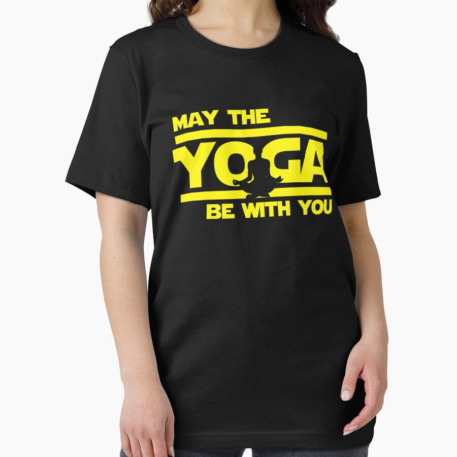 May The Yoga Be With You by clothingyouneed.com Unisex , , , Long Sleeve Tee
