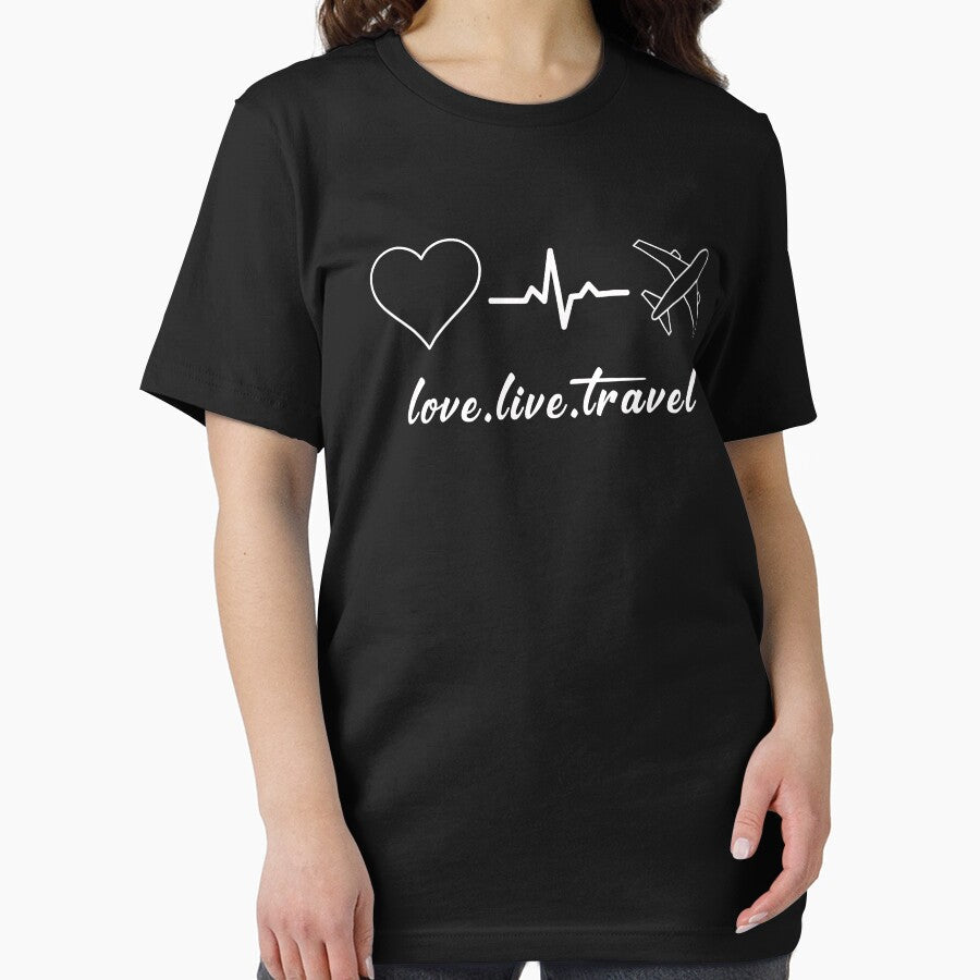 Love,live,travel by MakiMadjija Unisex , , , Long Sleeve Tee