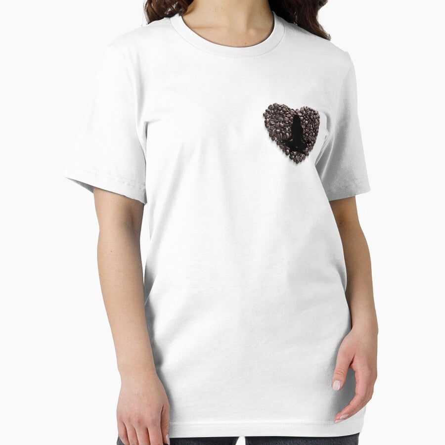 Yoga with a Side of Coffee Love by LyricsWear Unisex , , , Long Sleeve Tee