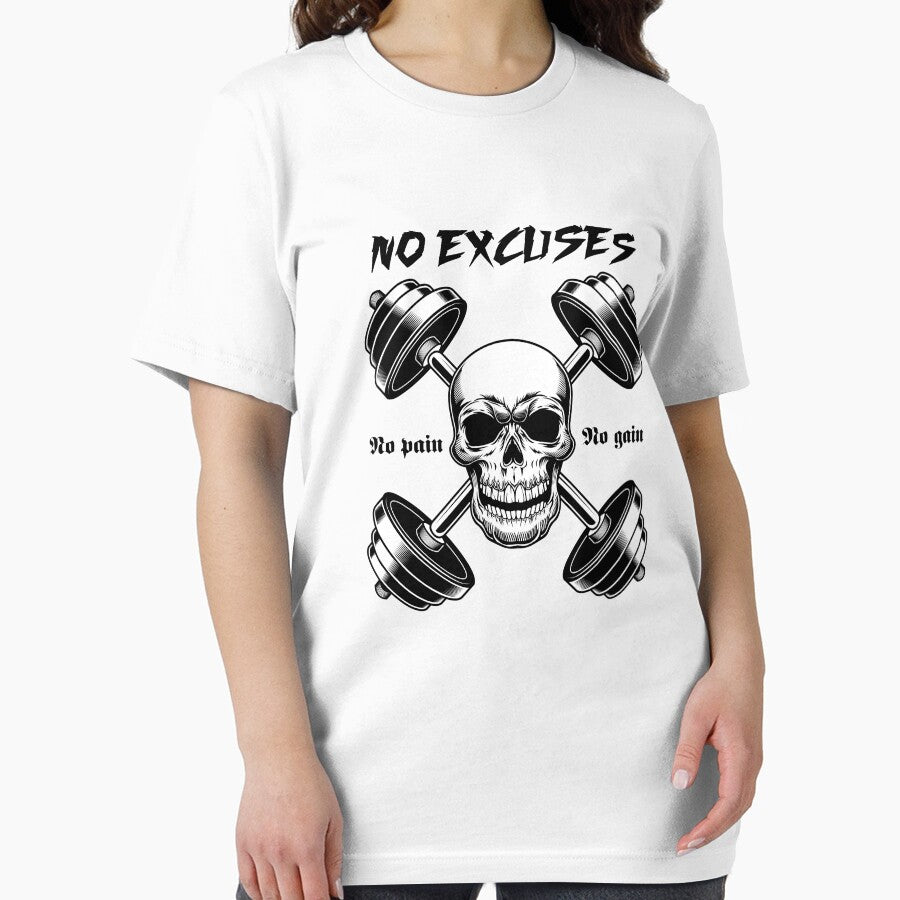 No excuses - no pain no gain by SHINIGAMI-SHOP Unisex , , , Long Sleeve Tee