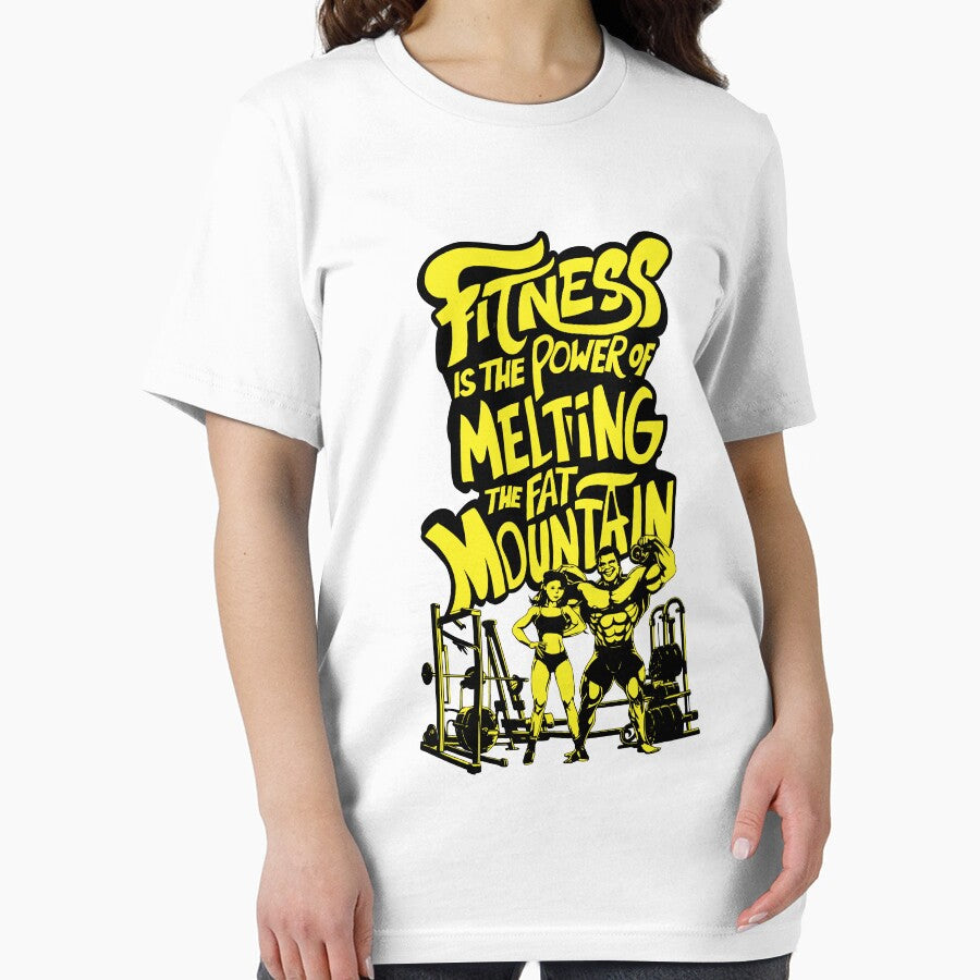 Fitness is the Power of Melting the Fat Mountain V10 by BDLuck2021 Unisex , , , Long Sleeve Tee