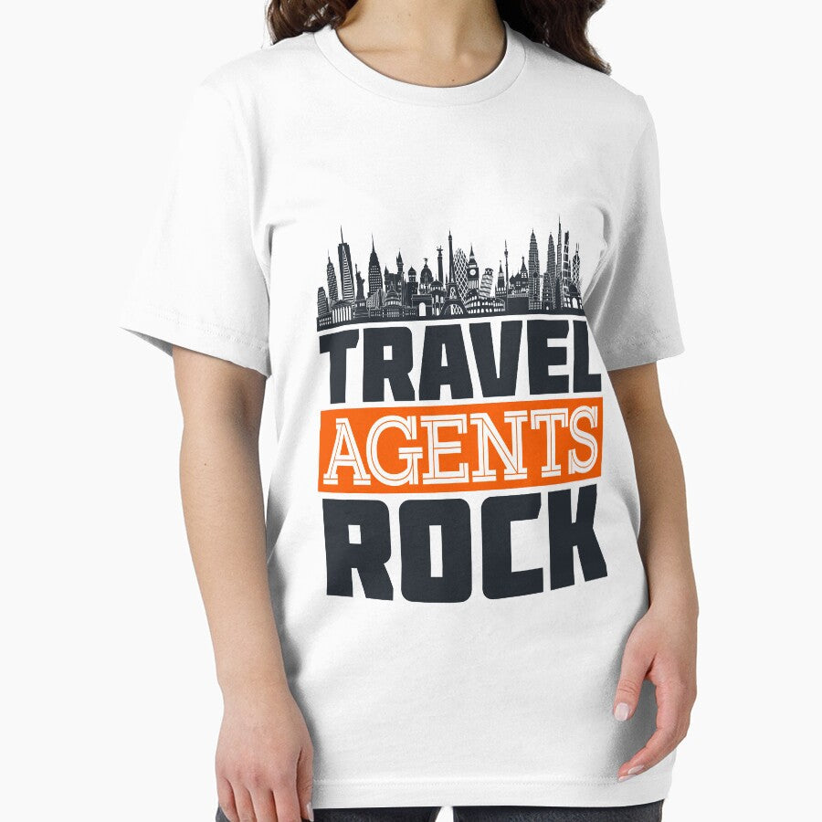 Travel Agents Rock by jaygo Unisex , , , Long Sleeve Tee