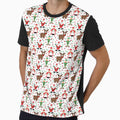 Christmas Elf Santa Mrs Claus and Reindeer Pattern by For Little Monkeys