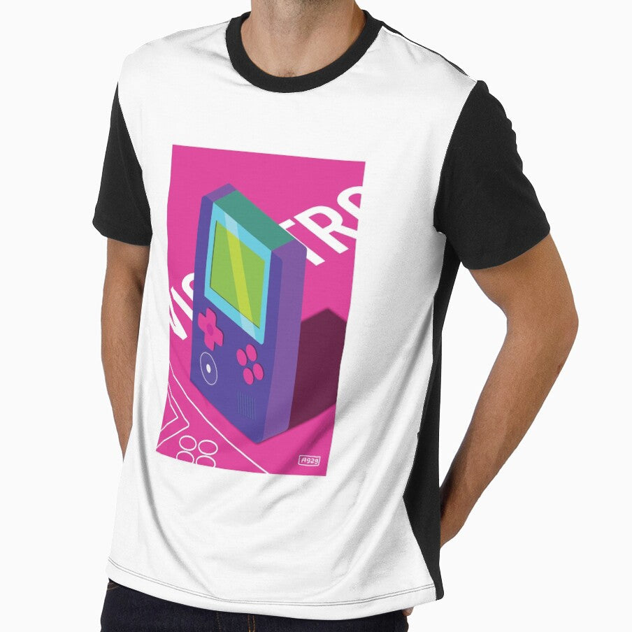 Retrolad2 Retro Style 90s gaming handheld reimagined - Purple by Artenine Arts Unisex , , , Long Sleeve Tee