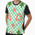 Hand Drawn Christmas Pattern with Candy Cane Hearts and Trees by HopeAndHustle