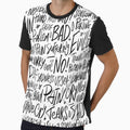 Emo Goth Gothic Pattern Black Punk Rock Alternative Skater Grunge Freak Sad Boy Girl Evil Occult Aesthetic by Stephen Scharf