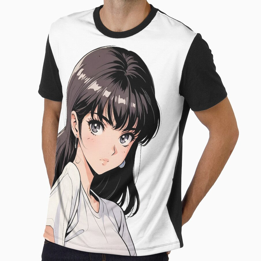 Retro Anime Girl Soft Aesthetic by Anime-VHS Unisex , , , Long Sleeve Tee