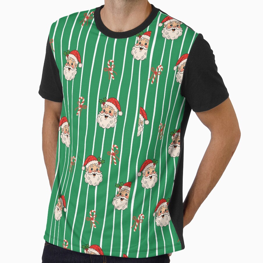 Cute Retro Santa Christmas Pattern by FOFANOS28