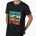 Surfing Tropical Retro by joabaj Unisex , , , Long Sleeve Tee