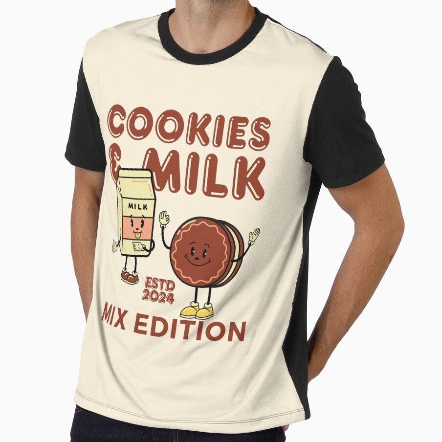 Cookie and milk by Peerless-Prime Unisex , , , Long Sleeve Tee