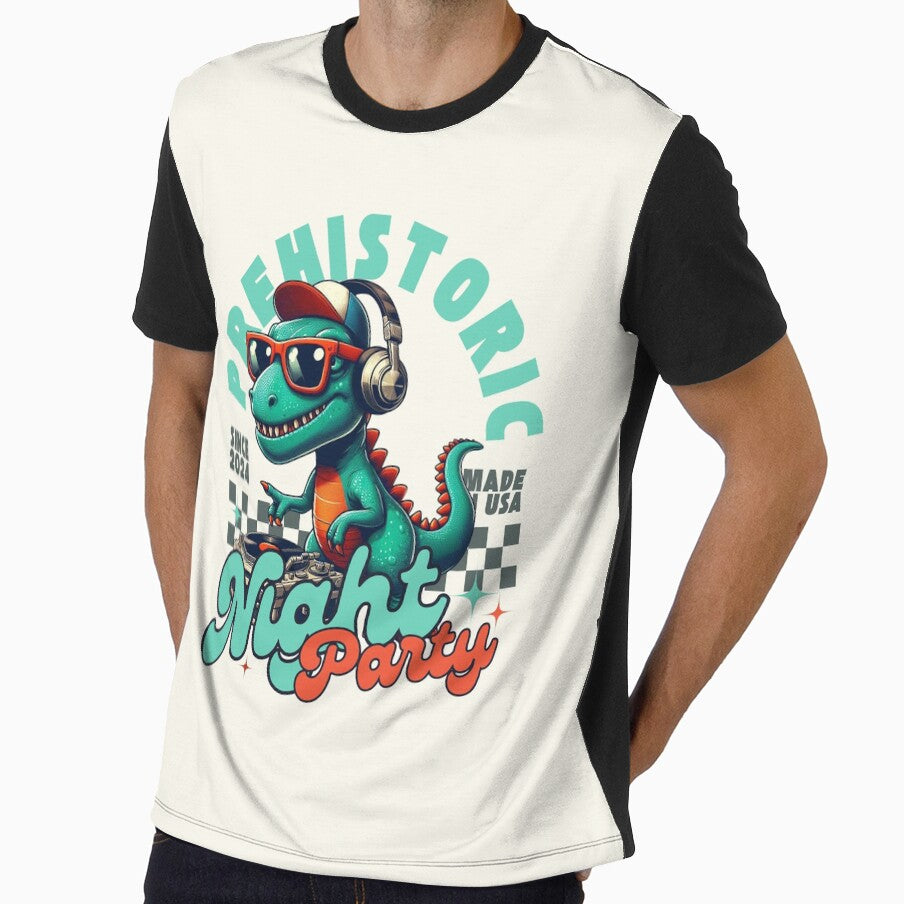 Prehistoric night party by Peerless-Prime Unisex , , , Long Sleeve Tee