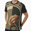 Retro flower print by UrbanHedgehog Unisex , , , Long Sleeve Tee