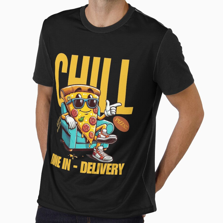 Chill pizza by Peerless-Prime Unisex , , , Long Sleeve Tee