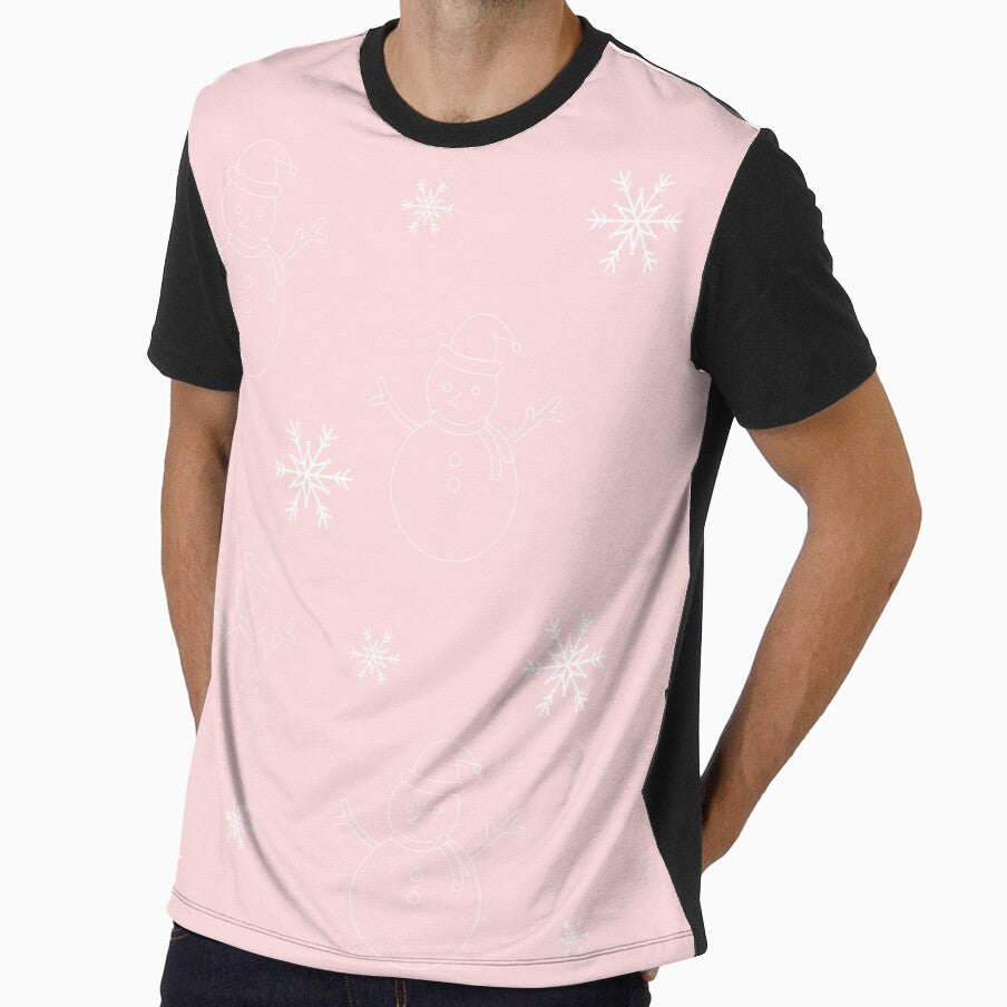 Cute Snowman and Snowflakes by BlushPearls