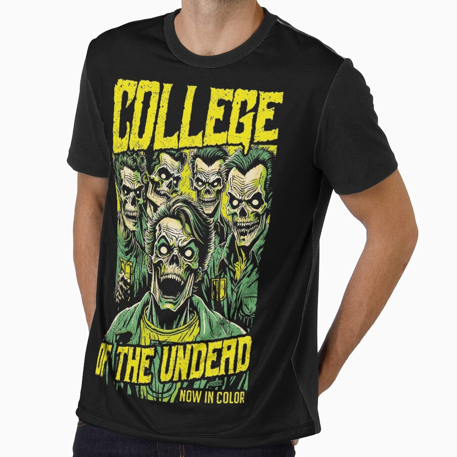 Halloween College Zombie Horror Movie Funny Teacher Student by GrandeDuc
