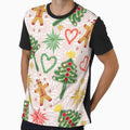 Cute Christmas Pattern with Gingerbread and Trees by HopeAndHustle
