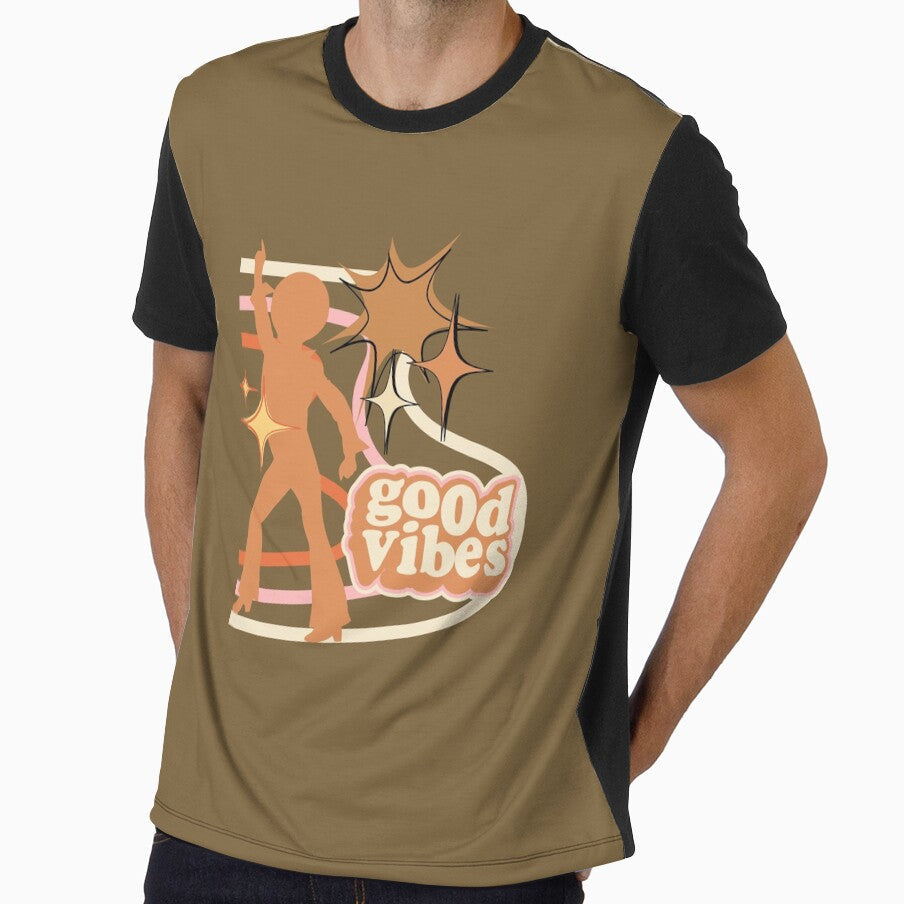 Retro good vibes by UnCoverDesign Unisex , , , Long Sleeve Tee