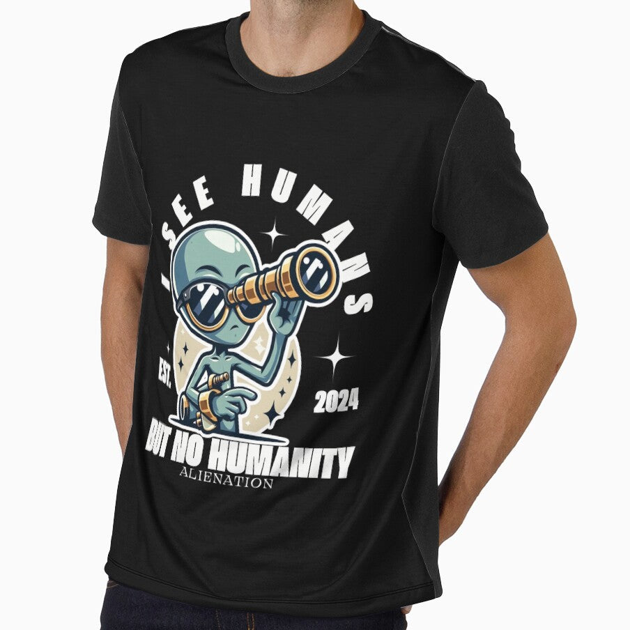 I see humans by Peerless-Prime Unisex , , , Long Sleeve Tee