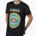G.o.ng Psychedelic Space Rock Inspired Artwork With Cosmic Vibes by MaverickFerry Unisex , , , Long Sleeve Tee