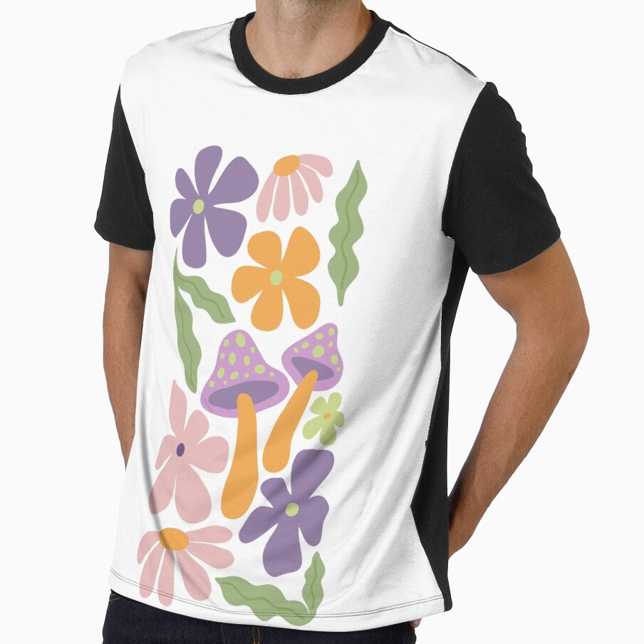 retro flowers by Luisshopp Unisex , , , Long Sleeve Tee