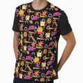 Retro 80s pattern by fra02 Unisex , , , Long Sleeve Tee