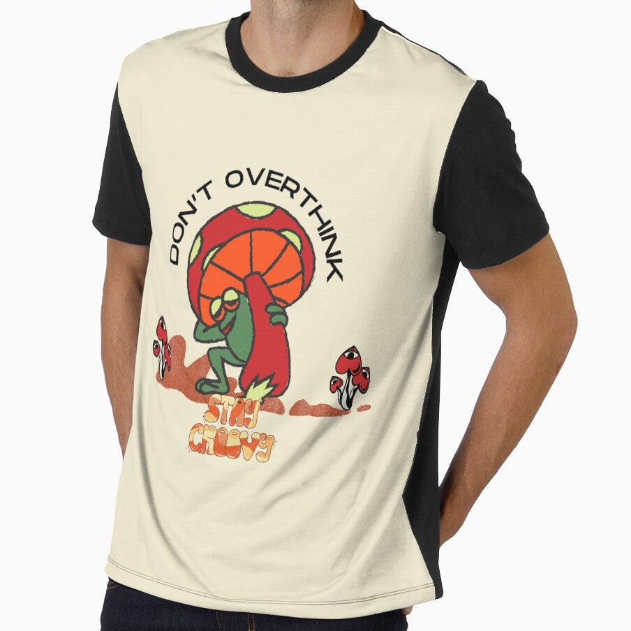 Don't overthink, stay groovy by Peerless-Prime Unisex , , , Long Sleeve Tee