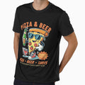 Pizza and beer by Peerless-Prime Unisex , , , Long Sleeve Tee
