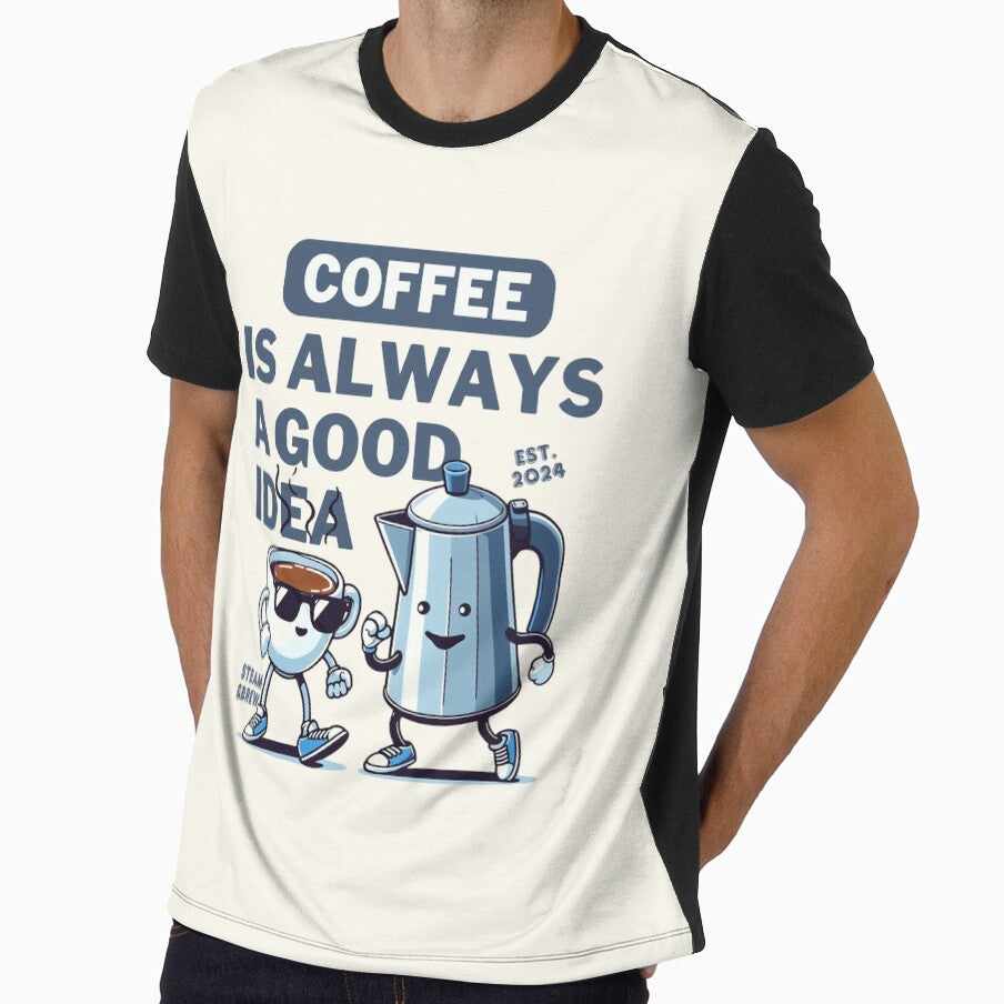 Coffee is always a good idea by Peerless-Prime Unisex , , , Long Sleeve Tee