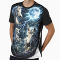 Retro Unicorn Style by AIEverything Unisex , , , Long Sleeve Tee