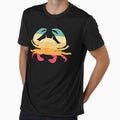 Crab Retro Vintage by shirleyfinley Unisex , , , Long Sleeve Tee
