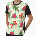 Cute Christmas Poinsettia Trees & Candy Canes Pattern by HopeAndHustle
