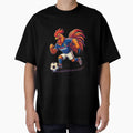 Retro 90s France Soccer Rooster Graphic Art by Ink & Void Co.