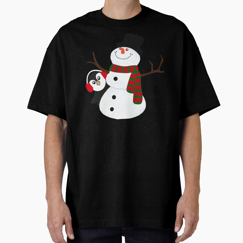 Cute Penguin Snowman Holiday Design by oursunnycdays