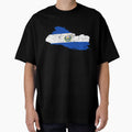 El Salvador Flag Map tshirt distressed vintage by farhanhafeez