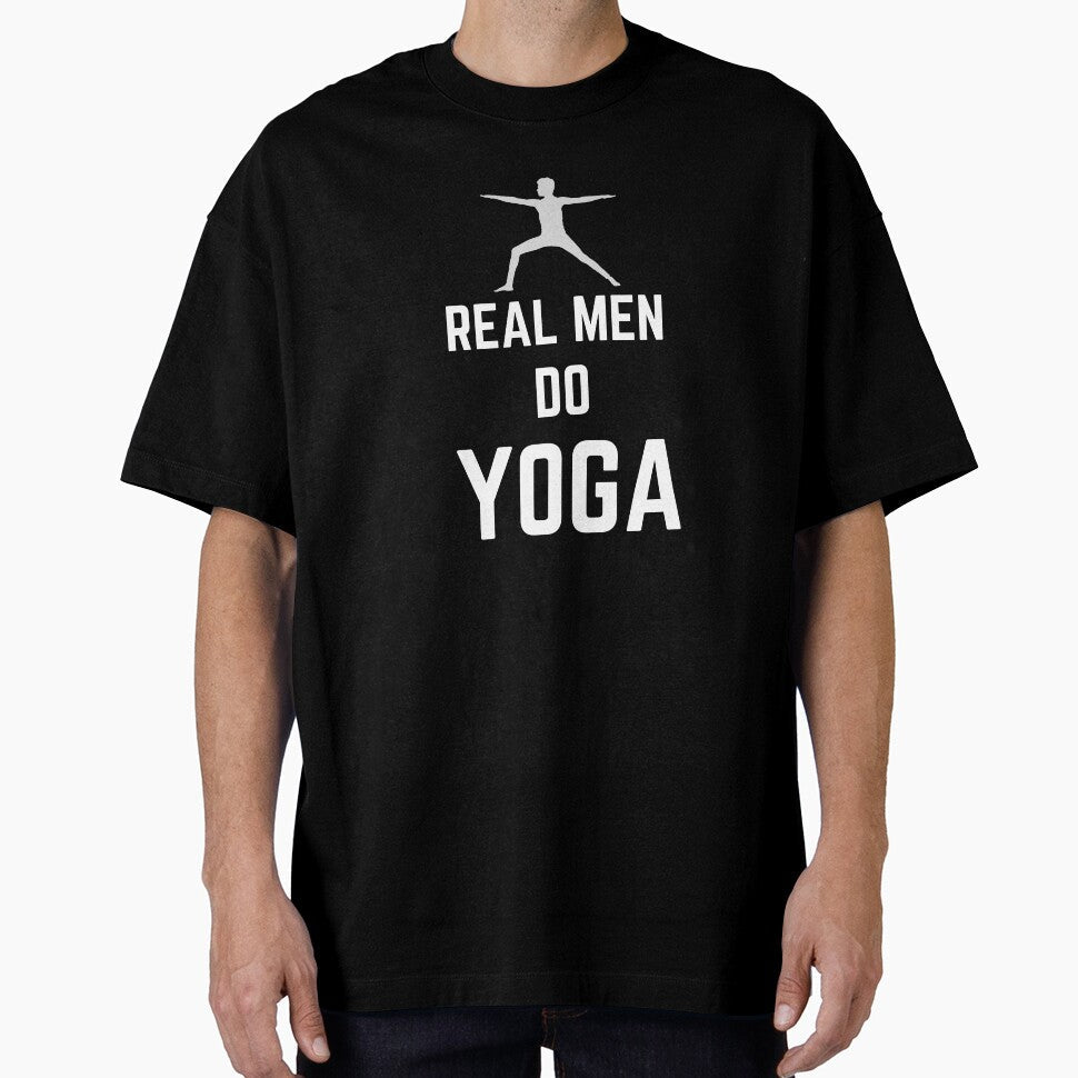 Real Men Do Yoga by FernwehTrail Unisex , , , Long Sleeve Tee
