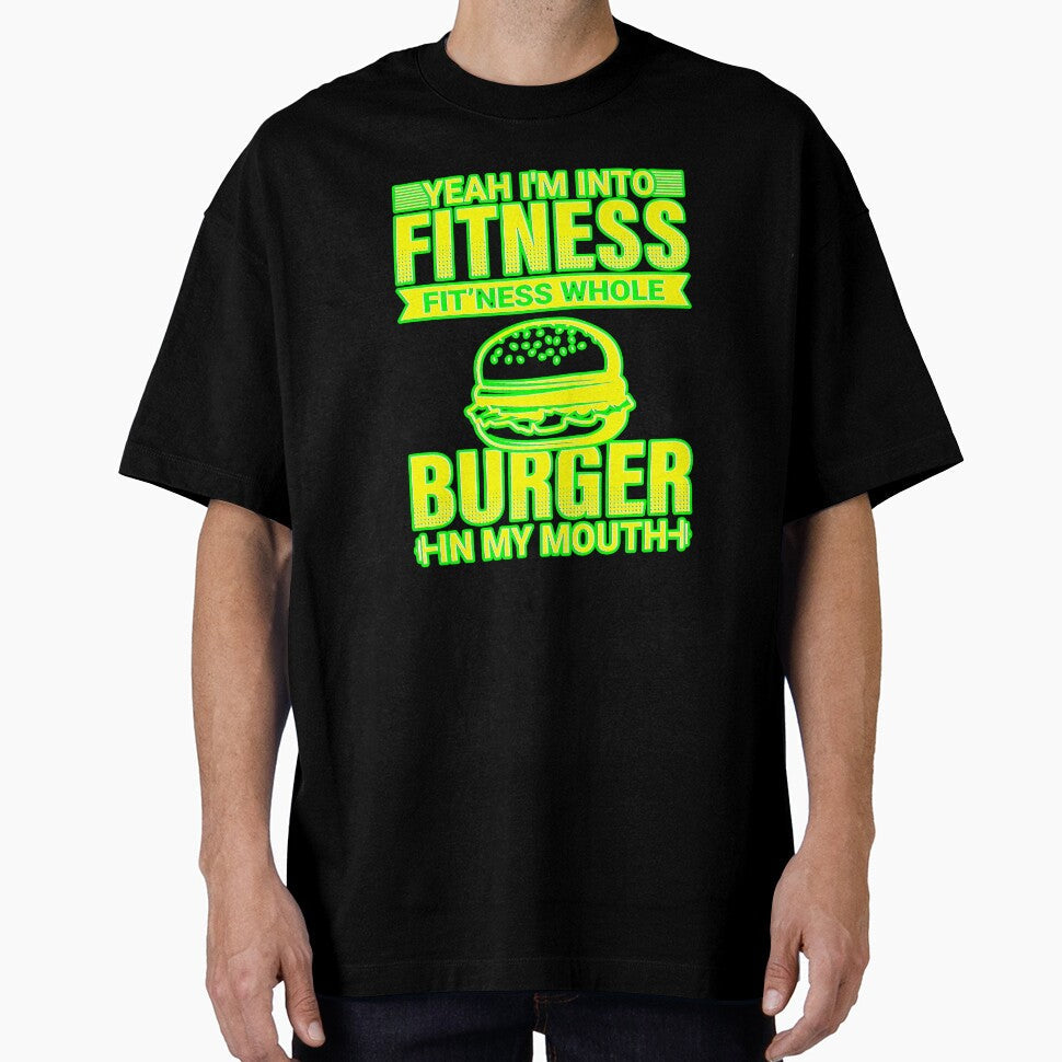 Funny Burger Lover Fitness #2 by creativerooney Unisex , , , Long Sleeve Tee