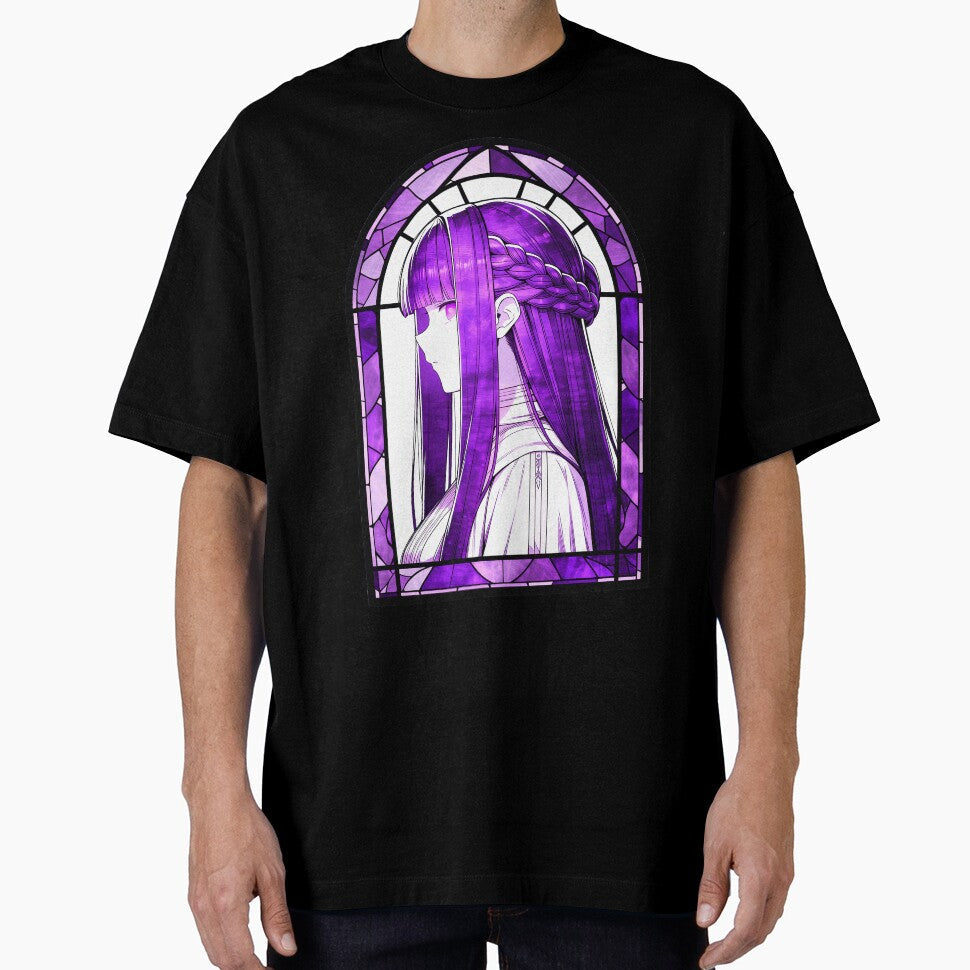 Stained Glass Fern by SchellStation Unisex , , , Long Sleeve Tee