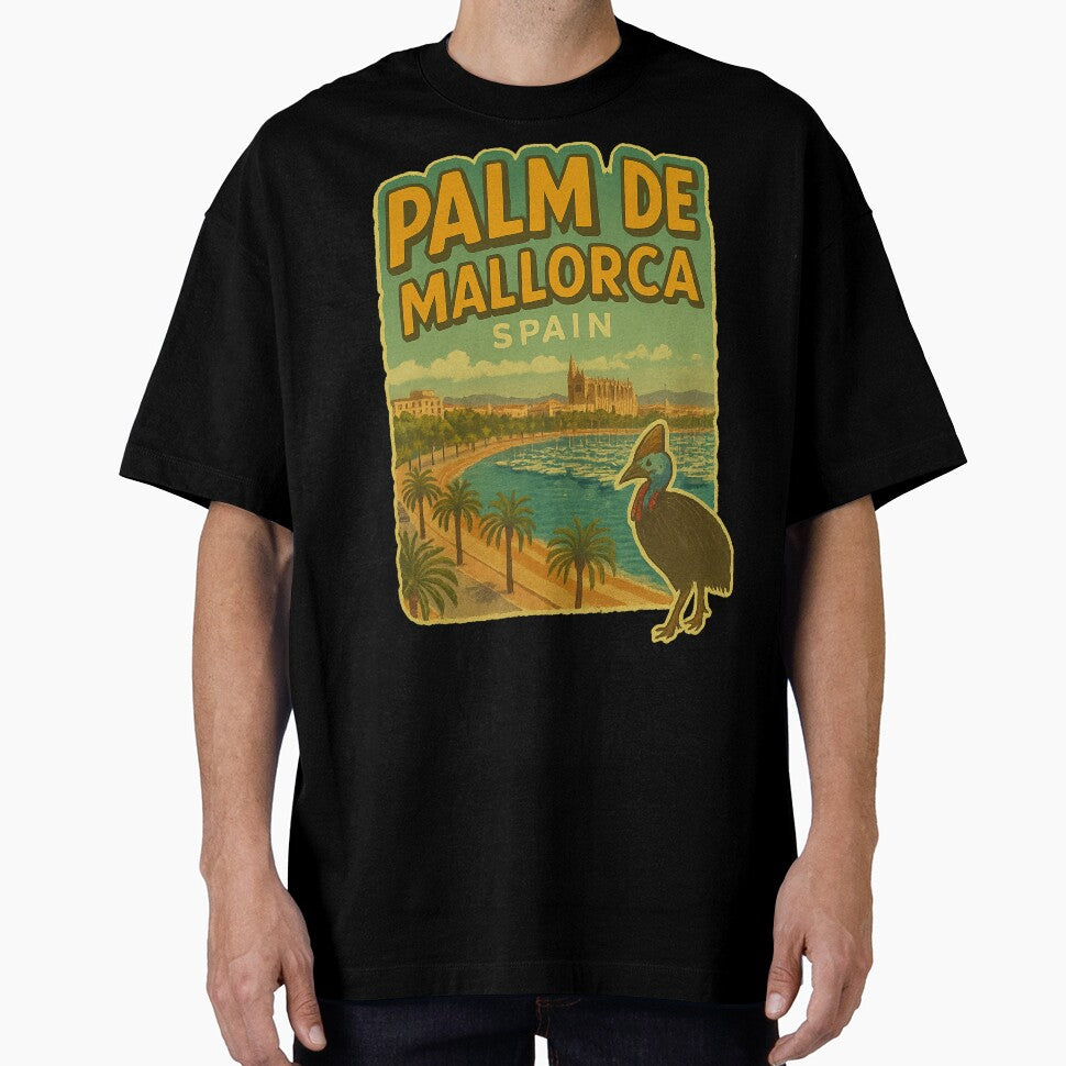 Palma Spain Travel Art by yunamaliskova Unisex , , , Long Sleeve Tee