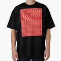Red Christmas Gingerbread Ugly Sweater Pattern Design by DrawHandArt